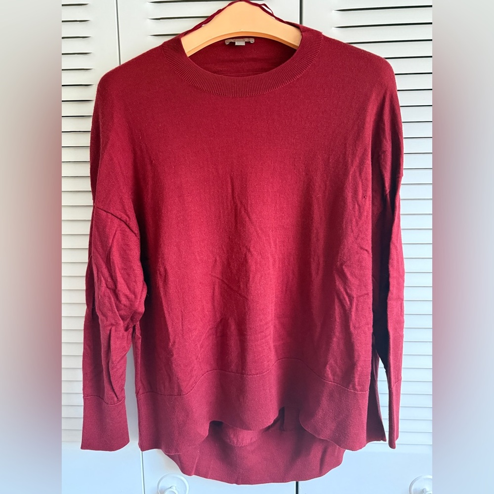 COS Crewneck Sweater in Deep Red (Size S)